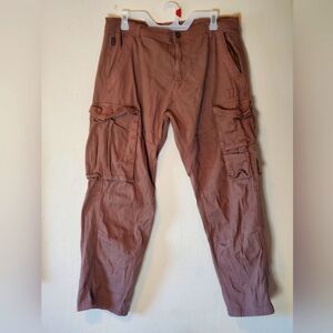 Brown Baggy Cargo Pants